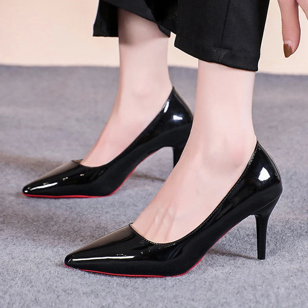 Elegant Pointed Toe Stiletto Pumps for Women - Office and Career Essentials